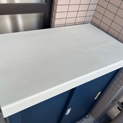 山善 YAMAZEN 小型収納庫 ネイビー CY-1Nの画像