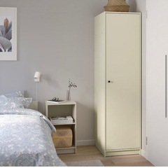 【IKEA】ワードローブ ライトベージュ 組み立て済の画像
