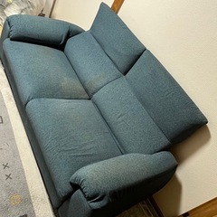 東京インテリア　ソファ　青の画像