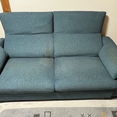 東京インテリア　ソファ　青の画像