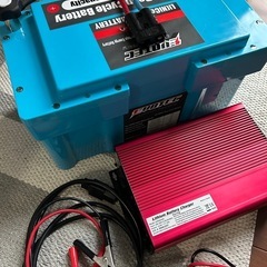 EVOTEC リチウム・ディープサイクルバッテリーSE-121000＋専用充電器セット