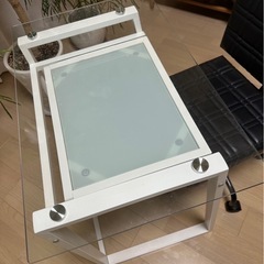 【美品】パソコンデスク&レザーチェアの画像