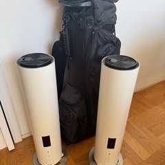 キャディバッグと加湿器