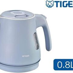 新品未使用箱付き 電気ケトル タイガー 0.8L 電気ケトル PCM-A081-AI アイスブルーの画像