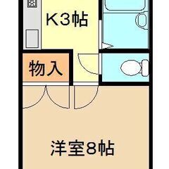 岐阜大学近く。　１階・１Kタイプ。