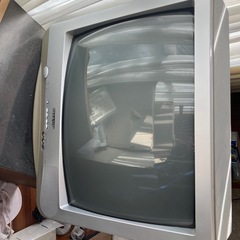無料0円あげます シャープ･レトロ古いカラーテレビ TV。SHARP0円 の画像