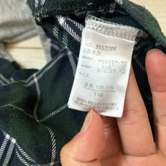 チェックワンピースの画像