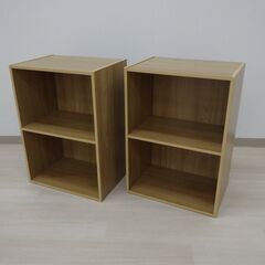 カラーボックス2個【小金井市民限定】（小金井市再生家具）品番：1...