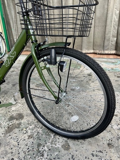 No.328 26インチ自転車シマノ外装6段変速タイヤ26x1.95整備済み新品並み