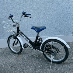 自転車　16インチ　子供　男の子 スタンド付　トミカ　キッズ