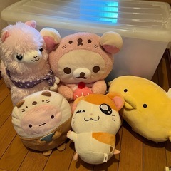 お譲り済み【無料】すみっコぐらしなど　ぬいぐるみ　