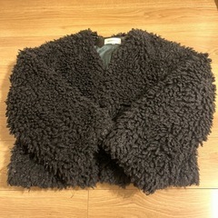 MOUSSY マウジー　ファーコート　ブラック　黒　おしゃれ　フ...