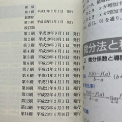 青チャート　チャート式基礎からの数学Ⅲ+C 、Ⅱ+Bの画像