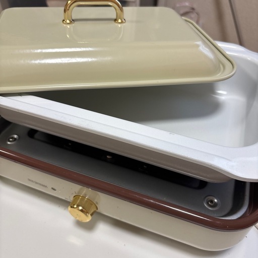 アイリスオーヤマホットプレート 深鍋 たこ焼き