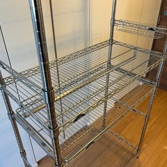 お譲りします。スチールラックの画像