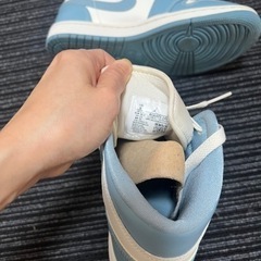 Nike Women's Air Jordan 1 Mid "University Blue"ナイキ ウィメンズ エアジョーダン1 ミッド "ユニバーシティブルー"の画像