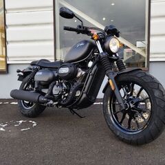 新車登録済み　自賠責有り　□　GV125S Bobber ボバー　ブライトブラックの画像
