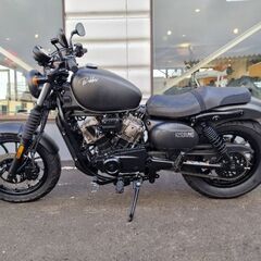 新車登録済み　自賠責有り　□　GV125S Bobber ボバー　ブライトブラックの画像