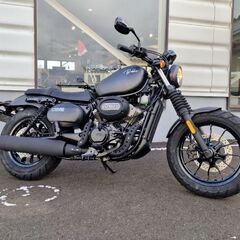 新車登録済み　自賠責有り　□　GV125S Bobber ボバー　ブライトブラックの画像