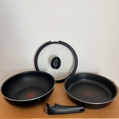 ティファール  4点セット　ブラック