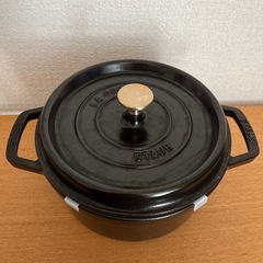 STAUB 鍋 22cm ピコココット ラウンド黒