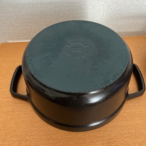 STAUB 鍋 22cm ピコココット ラウンド黒