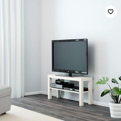 【引渡し12月22日まで】IKEA LACK ラック テレビ台, ホワイトの画像