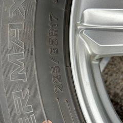 スタッドレスタイヤ　ホイール付　4本　ダンロップ　デジタイヤ　225/65/17 5H114.3 　の画像