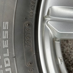 スタッドレスタイヤ　ホイール付　4本　ダンロップ　デジタイヤ　225/65/17 5H114.3 　の画像