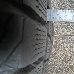 スタッドレスタイヤ　ホイール付　4本　ダンロップ　デジタイヤ　225/65/17 5H114.3 　の画像