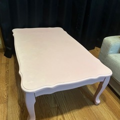 ピンク 折りたたみテーブル