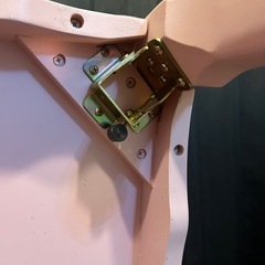 値下げしました‼️ピンク 折りたたみテーブルの画像