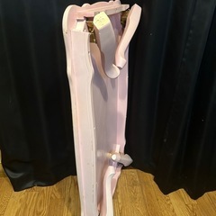 値下げしました‼️ピンク 折りたたみテーブルの画像