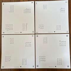 知育玩具(家庭保育園のドッツカード)の画像