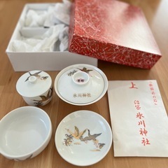 氷川神社　お食い初め　食器②