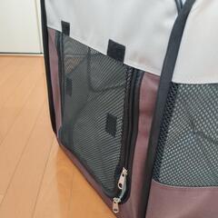 折畳み収納ペットサークルの画像