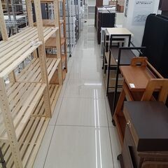 ★ジモティ割あり★  オープンラック ライトブラウン H79.5×D27×W50 クリーニング済み HJ5393の画像