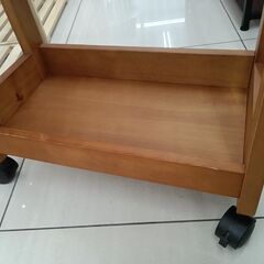 ★ジモティ割あり★  オープンラック ライトブラウン H79.5×D27×W50 クリーニング済み HJ5393の画像