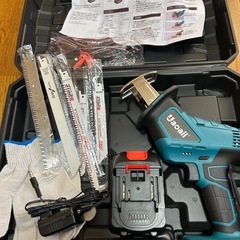 【お取り引き済】電動ノコギリ 未使用品 庭木の剪定 DIYにの画像