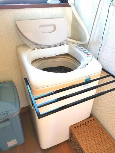 サンヨー全自動電気洗濯機\nASW-A50V(W)2003年製　EGG STYLE50