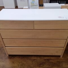 ★ジモティ割あり★ NITORI チェスト ホワイト×オーク H...