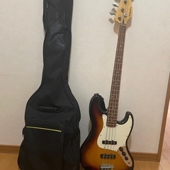 エリアベースギター、チューナー、ケース付き