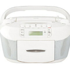 【さしあげます】CDラジカセ 数回のみ使用の美品