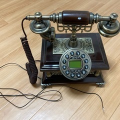 アンティーク電話機　　レトロ　プッシュ式