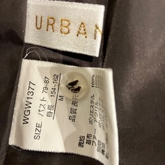 URBAN NOW ダークブラウン ファーライダースジャケット M 美品の画像