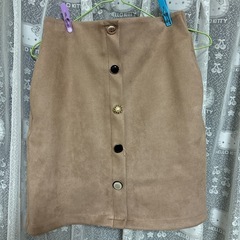 冬用　ベージュスカート