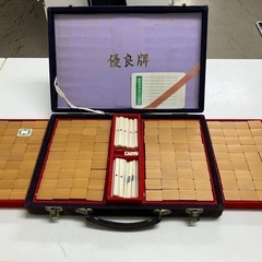 K2412-519 麻雀セット 竹牌 キズ汚れ有り