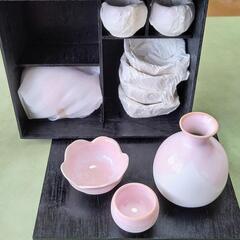 酒器セット 陶器 徳利 猪口 小鉢 3点セット  箱付き