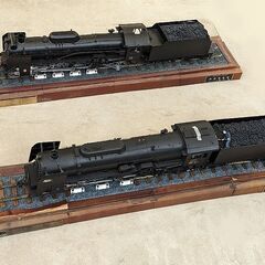 【エントリー受付中】０円～■デアゴスティーニ 蒸気機関車★C６２-２＆Ｄ５１-２００ まとめて２点★ＳＬ不良 ベース＆ケース状態悪い ジャンク品◎12月22日迄◎の画像