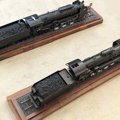【エントリー受付中】０円～■デアゴスティーニ 蒸気機関車★C６２-２＆Ｄ５１-２００ まとめて２点★ＳＬ不良 ベース＆ケース状態悪い ジャンク品◎12月22日迄◎の画像